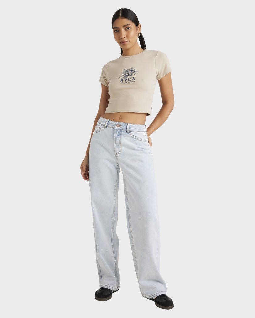 Womens Good Day Baby Crop Top