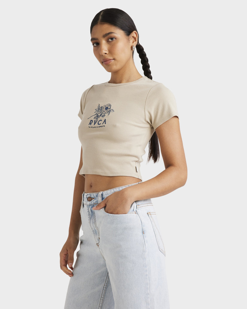 Womens Good Day Baby Crop Top