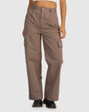 Womens Twill Cargo Pants