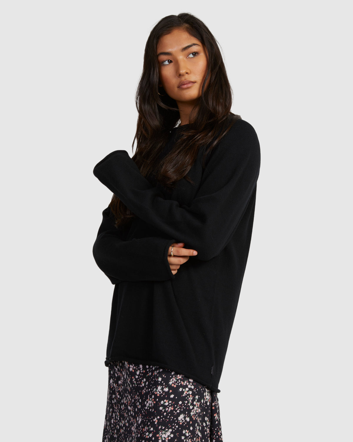 Womens Outside In Raglan Crew