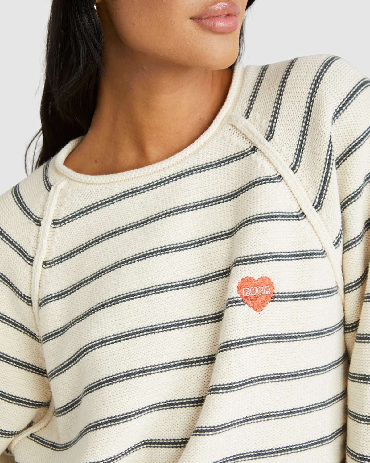 Womens Ivy Raglan Crew Neck
