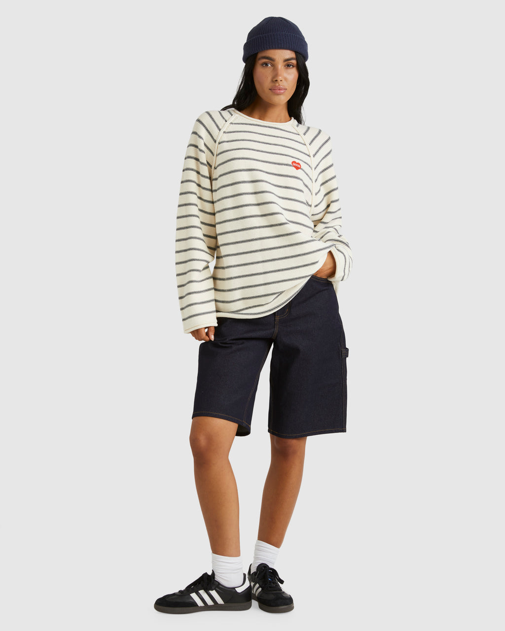 Womens Ivy Raglan Crew Neck
