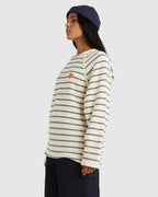 Womens Ivy Raglan Crew Neck