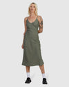 Womens Everyday Bias Midi Dress