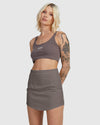 TWILL MINI SKIRT