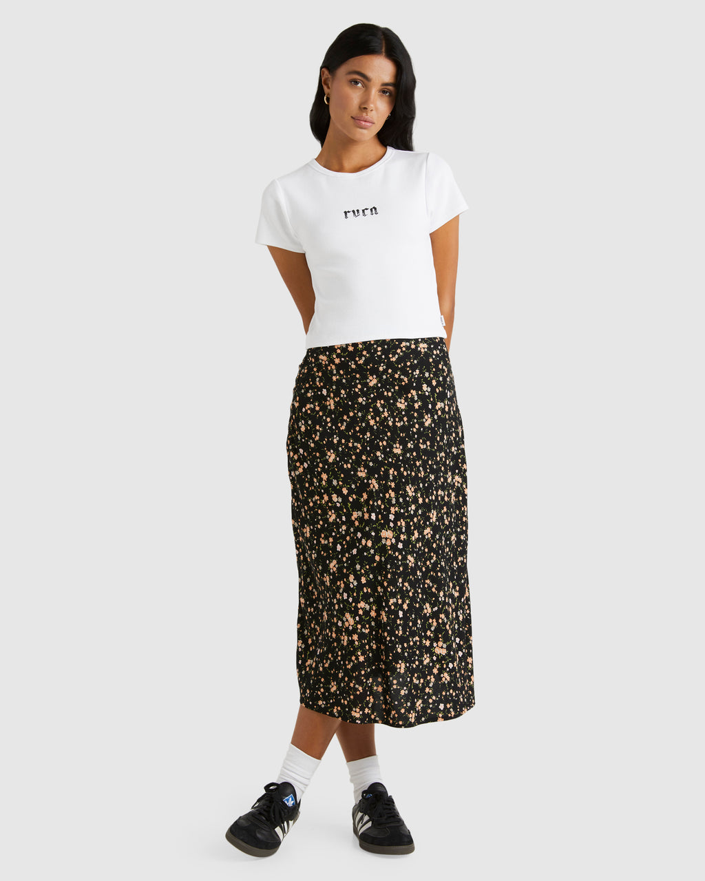 Womens Annika Midi Skirt
