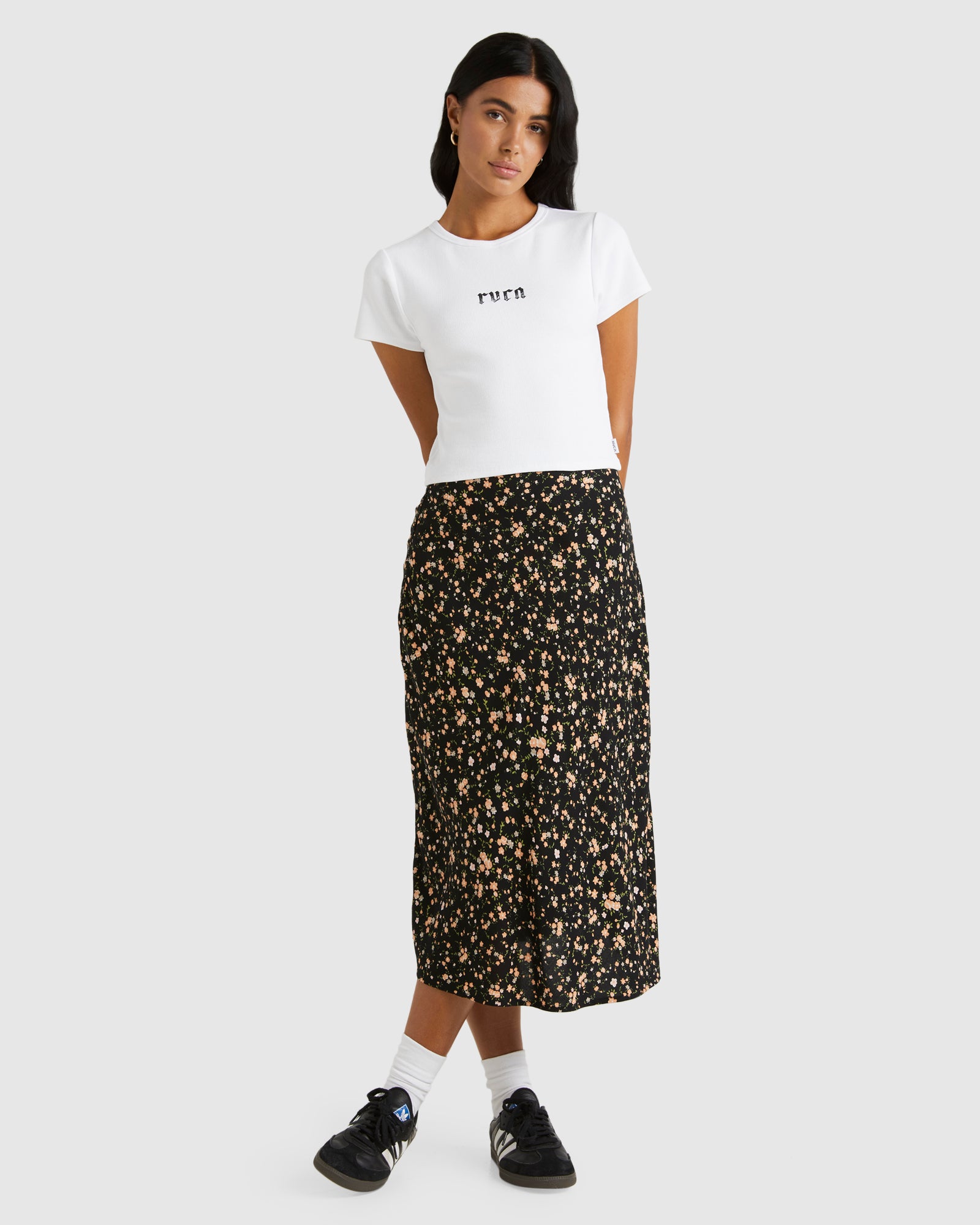 Womens Annika Midi Skirt