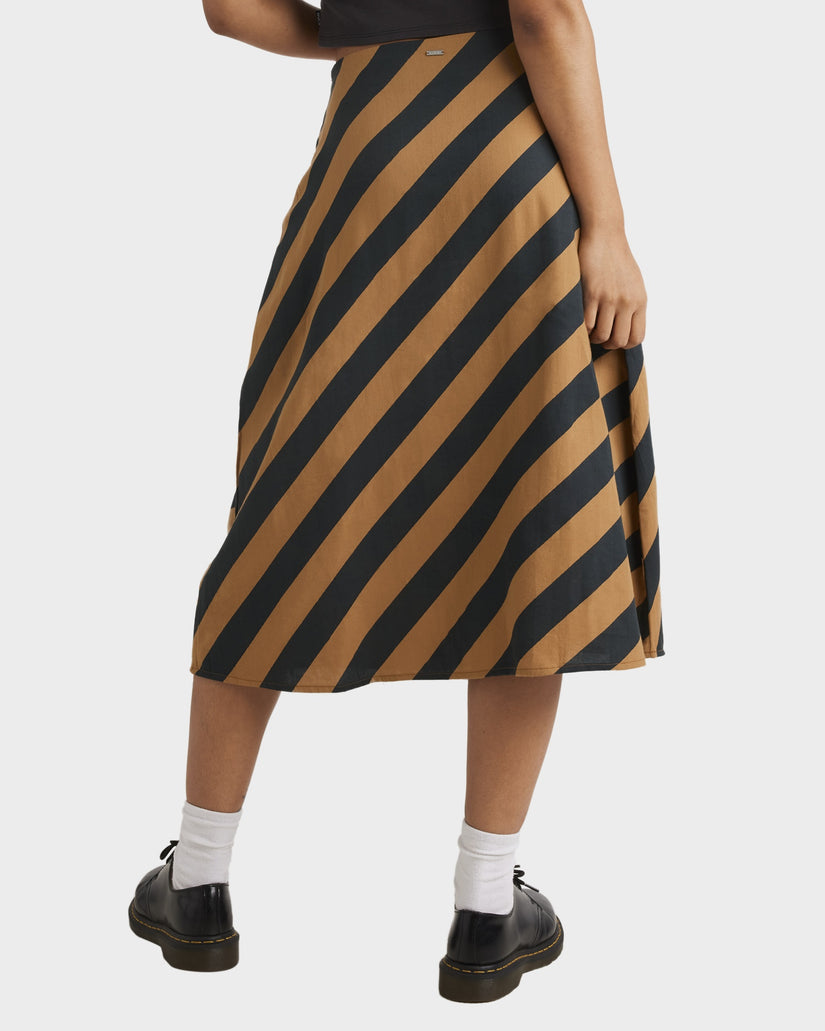 Womens Milspec Stripe Annika Midi Skirt
