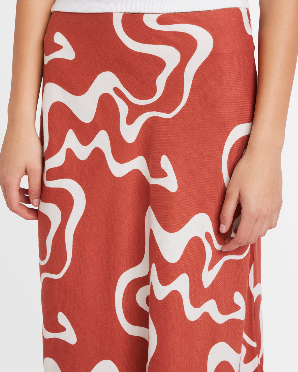 Womens Split Annika Midi Skirt