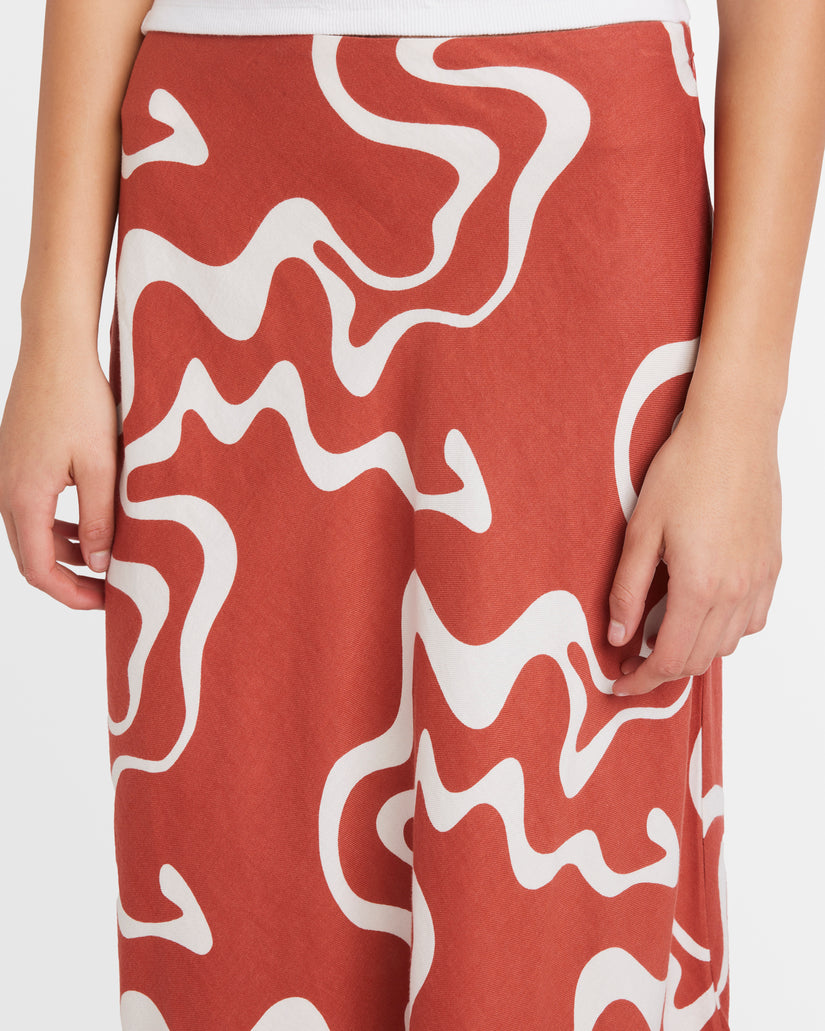Womens Split Annika Midi Skirt