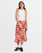 Womens Split Annika Midi Skirt