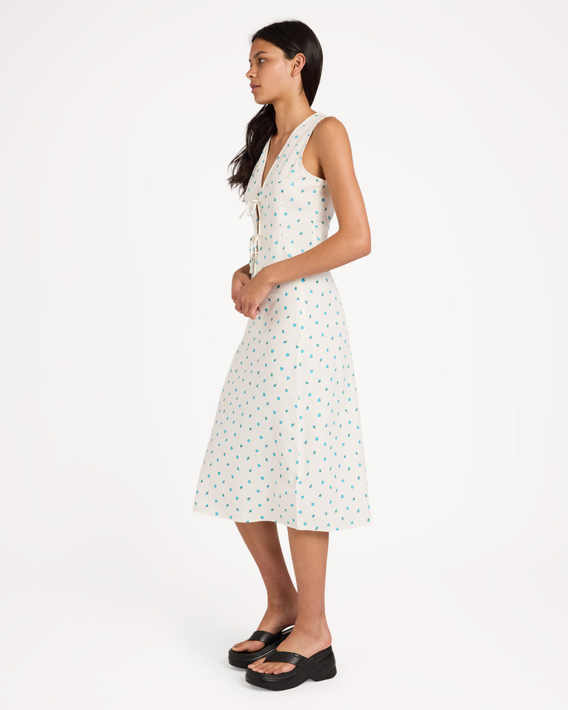 Womens Rose Bud Annika Midi Skirt