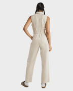 Womens Striped Boiler Overalls