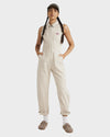 Womens Striped Boiler Overalls