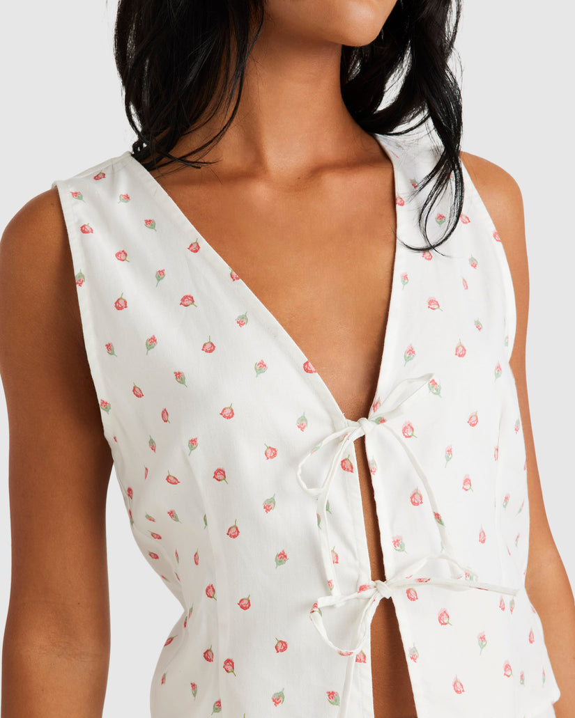 Womens Rose Bud Top Shirt