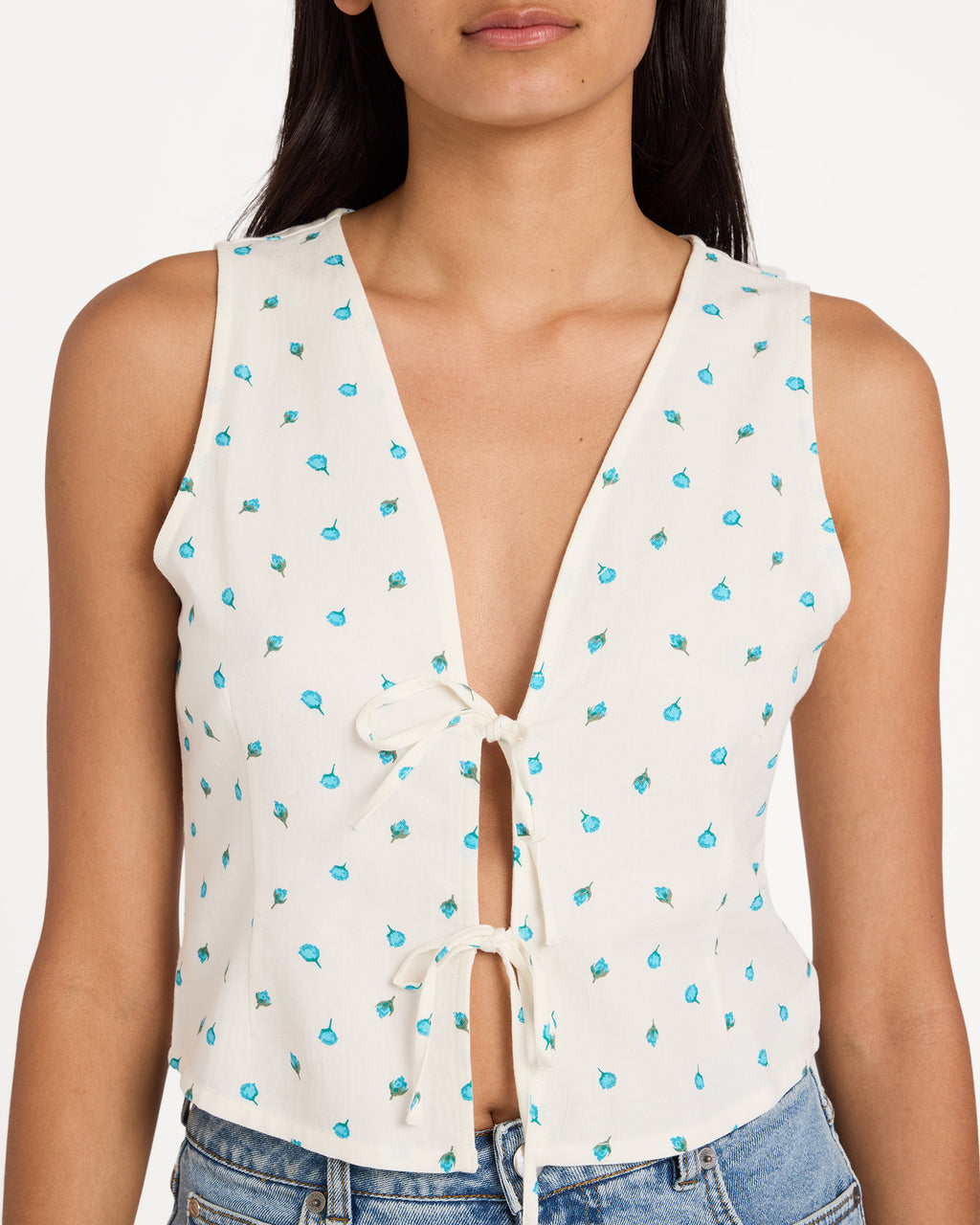 Womens Rose Bud Cami Top