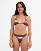 Womens Darling Stripe Tri Bikini Top