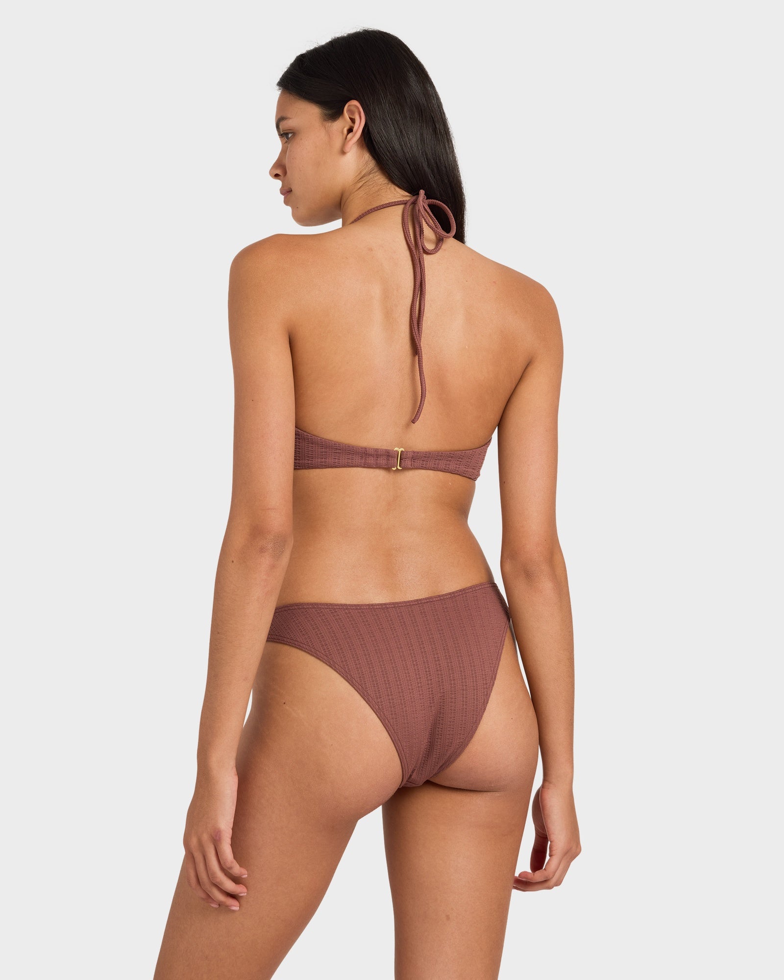 Womens Pucker Medium Bikini Botom
