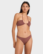 Womens Pucker Medium Bikini Botom