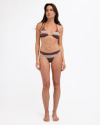 Womens Darling Stripe Skimpy Bikini Bottom
