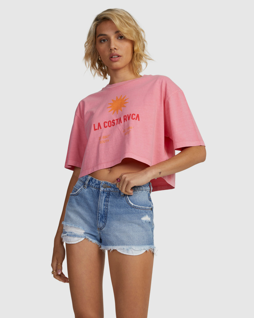 Womens La Costa RVCA Half T-Shirt