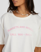 Womens Call RVCA Half Relaxed T-Shirt