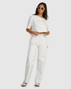 Womens Call RVCA Half Relaxed T-Shirt