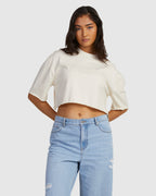 Womens Home Made Half T-Shirt
