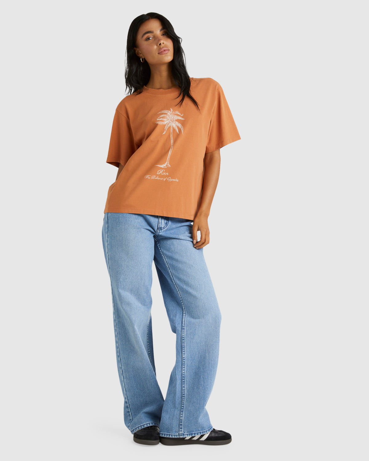 Womens Palm Style Easy T-Shirt