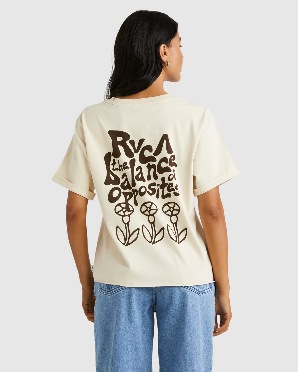 ALL IN A ROW CUFFED TEE