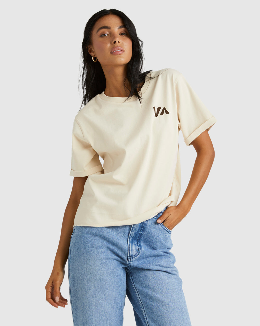 ALL IN A ROW CUFFED TEE