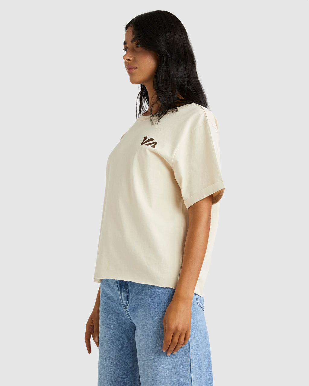 ALL IN A ROW CUFFED TEE