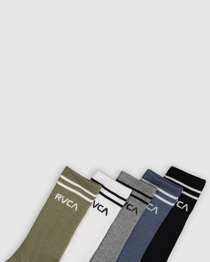 Mens Union 5 Pack Crew Socks
