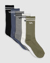Mens Union 5 Pack Crew Socks