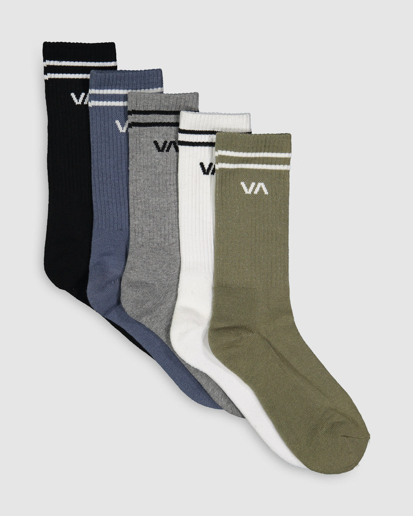 Mens Union 5 Pack Crew Socks