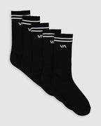 Mens 5 Pack Crew Socks