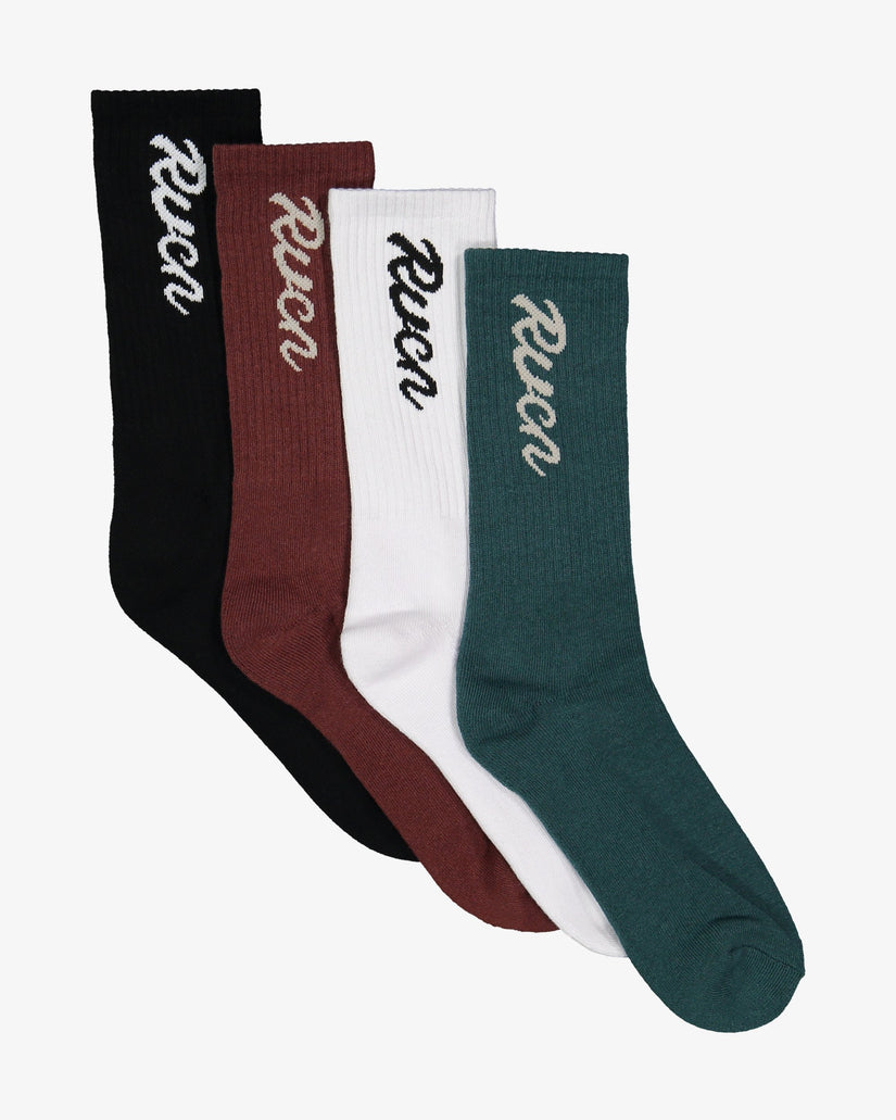 Mens RVCA Seasonal Crew Socks