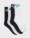 Mens RVCA Seasonal Crew Socks