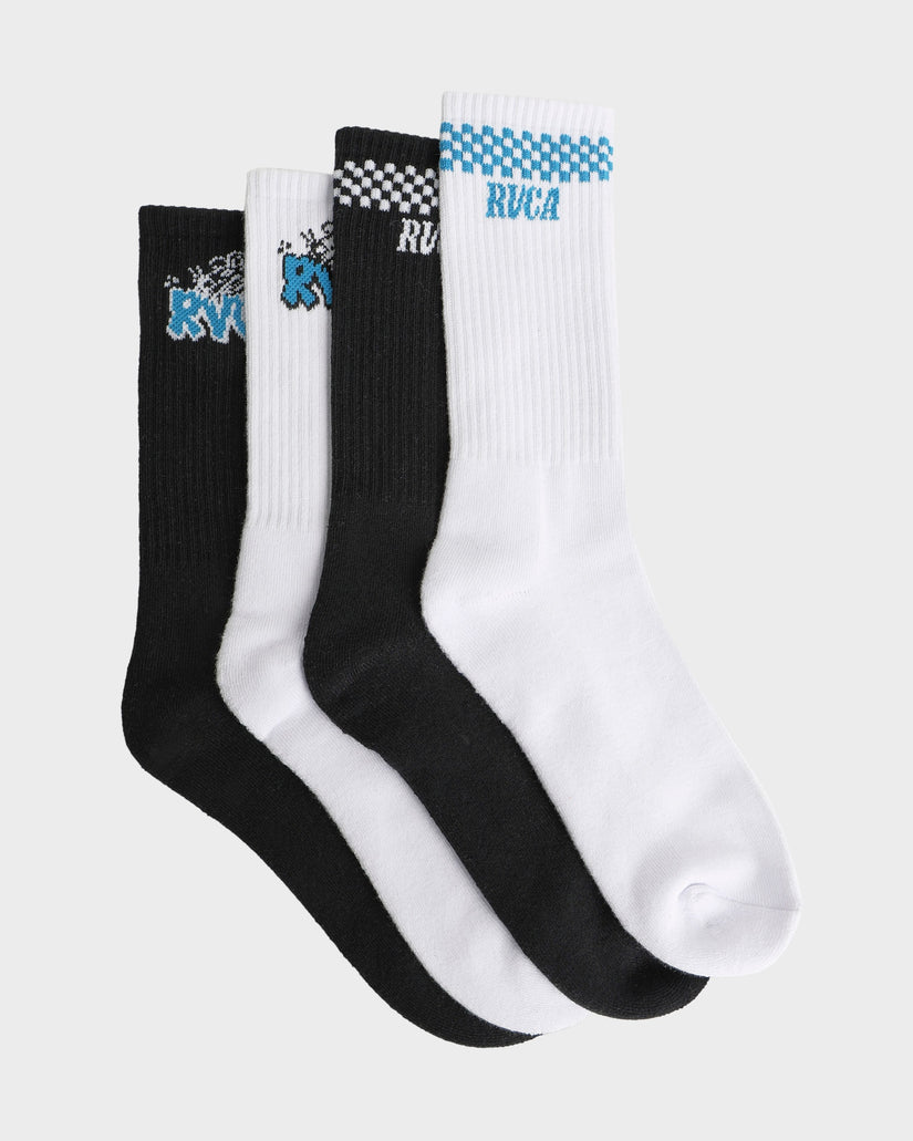 Mens RVCA Seasonal Crew Socks