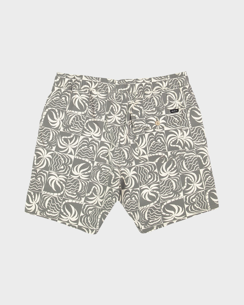 Mens Exotica Print Elastic 17" Boardshorts