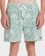 Mens Exotica Print Elastic 17" Boardshorts