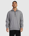 Mens Mini Flipped Half Zip Fleece Top
