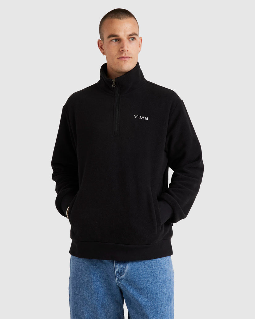Mens Mini Flipped Polar Fleece Top