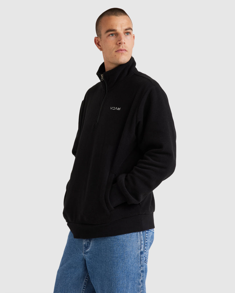 Mens Mini Flipped Polar Fleece Top