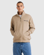 Mens United Half Zip Crew Neck