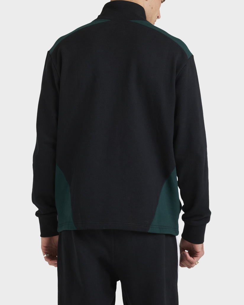 Mens RVCA Panelled Pullover Hoodie