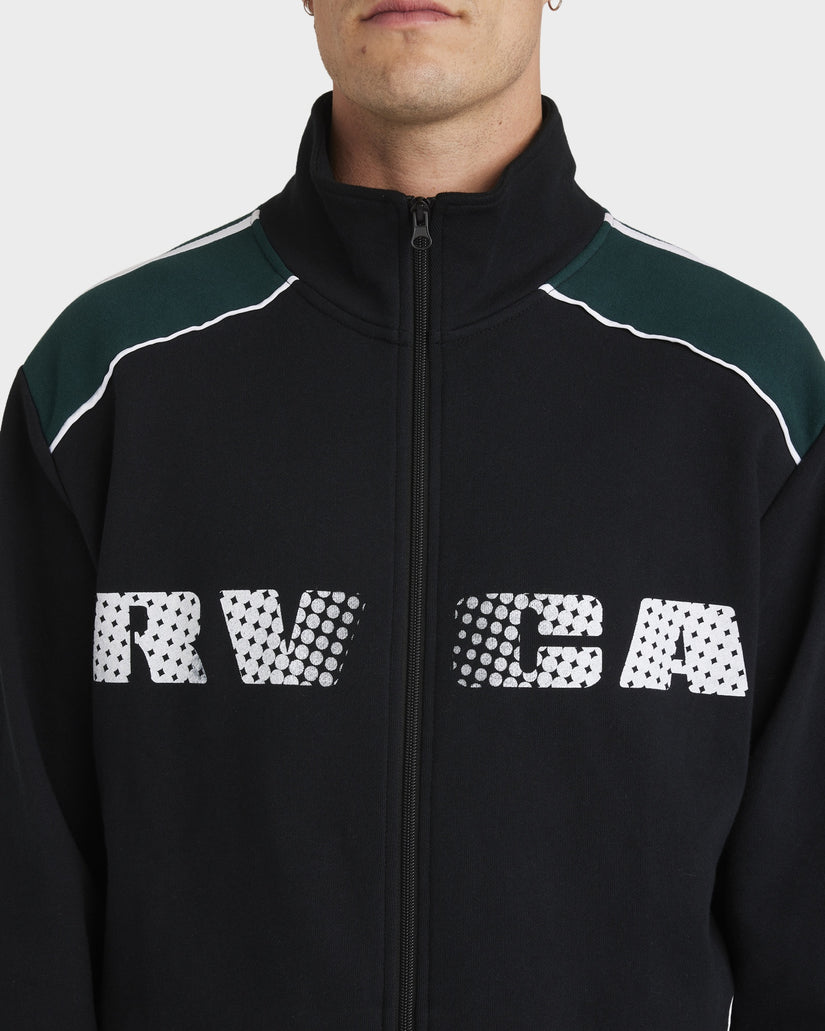 Mens RVCA Panelled Pullover Hoodie