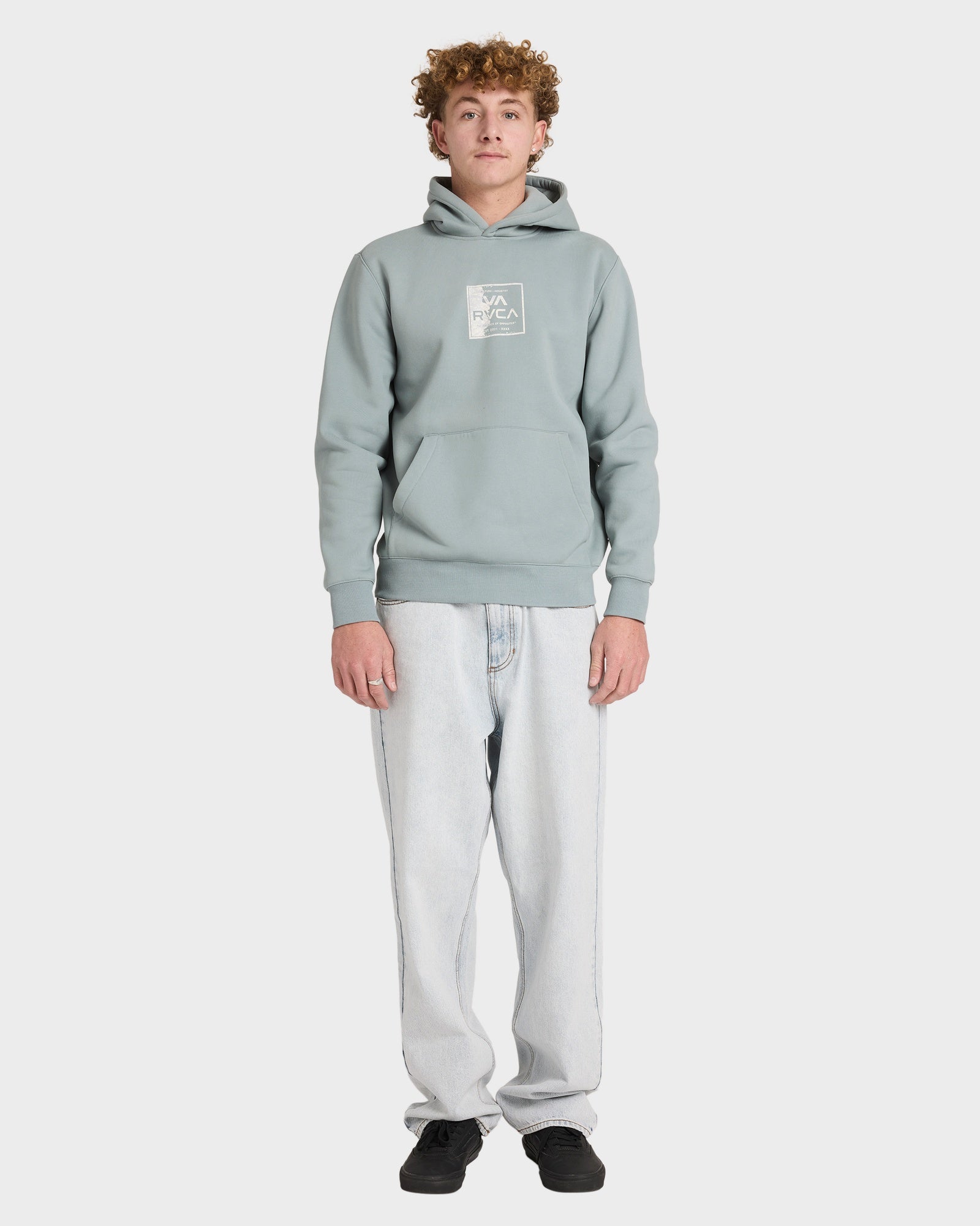 Mens Va Torn Pullover Hoodie