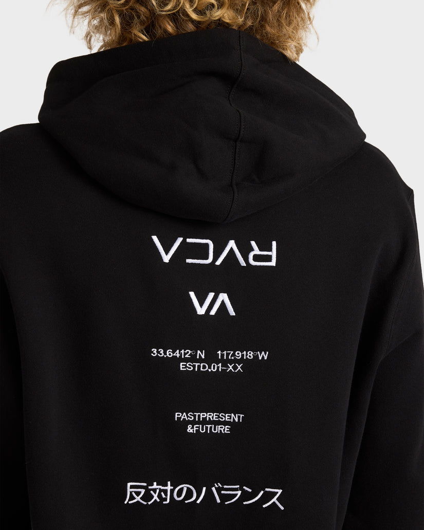Mens RVCA Credits Pullover Hoodie
