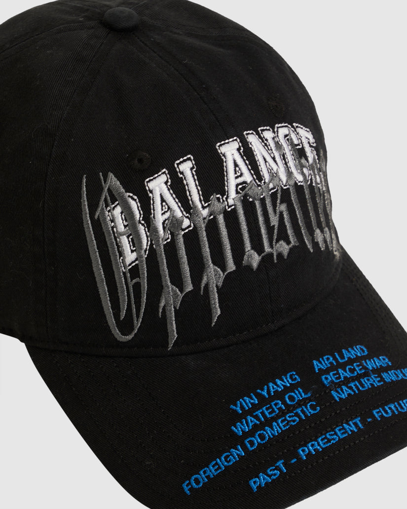 Mens Overlay Strapback Cap